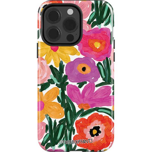 Bouffants and Broken Hearts Painterly Garden iPhone 14 Pro Impact Case