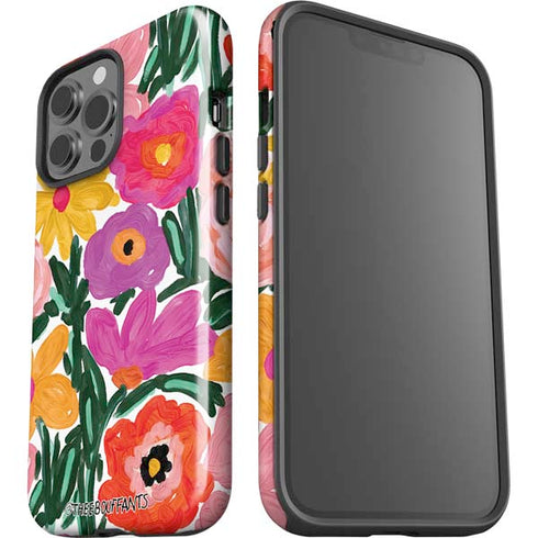 Bouffants and Broken Hearts Painterly Garden iPhone 15 Pro Max Impact Case