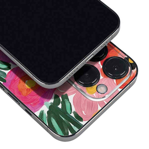Bouffants and Broken Hearts Painterly Garden iPhone 14 Pro Max Skin