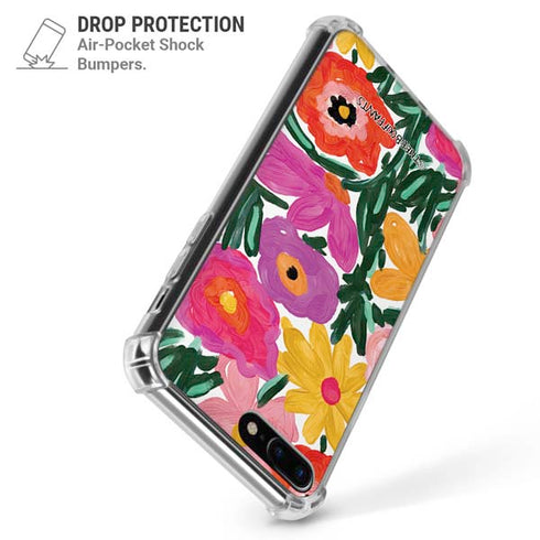 Bouffants and Broken Hearts Painterly Garden iPhone 7/8 Plus Clear Case