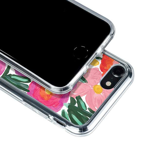 Bouffants and Broken Hearts Painterly Garden iPhone SE (2nd & 3rd Gen) Clear Case
