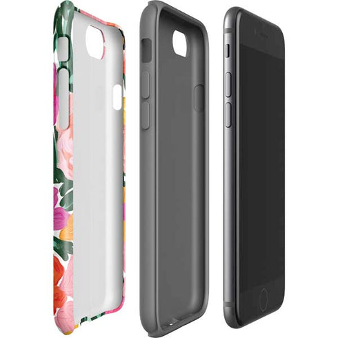 Bouffants and Broken Hearts Painterly Garden iPhone SE (2nd & 3rd Gen) Pro Case