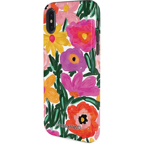 Bouffants and Broken Hearts Painterly Garden iPhone X Pro Case