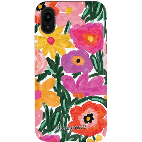 Bouffants and Broken Hearts Painterly Garden iPhone XR Pro Case