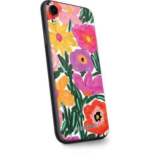 Bouffants and Broken Hearts Painterly Garden iPhone XR Skin