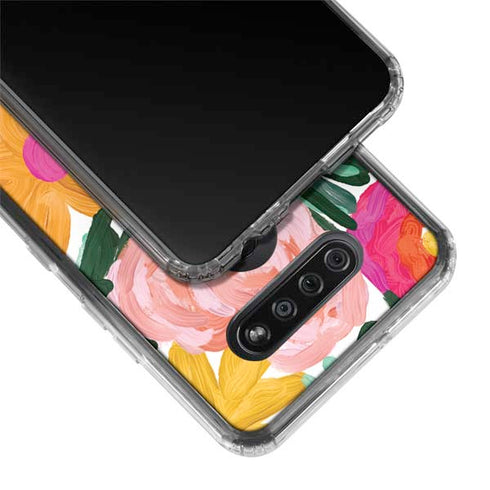 Bouffants and Broken Hearts Painterly Garden LG K51/Q51 Clear Case