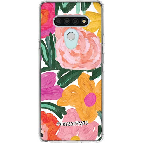Bouffants and Broken Hearts Painterly Garden LG Stylo 6 Clear Case