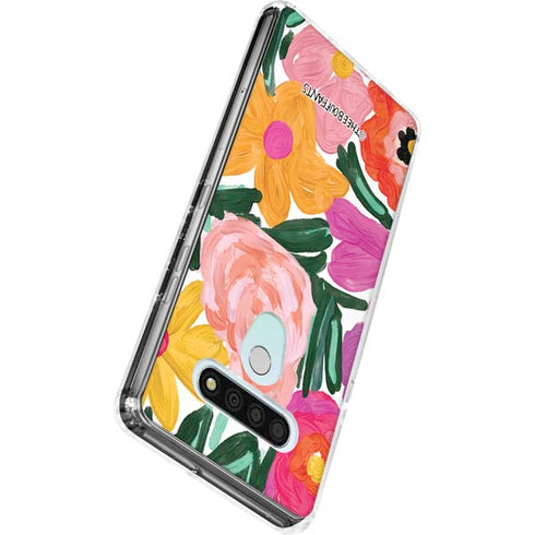 Bouffants and Broken Hearts Painterly Garden LG Stylo 6 Clear Case