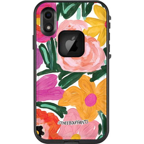 Bouffants and Broken Hearts Painterly Garden LifeProof Fre iPhone Skin