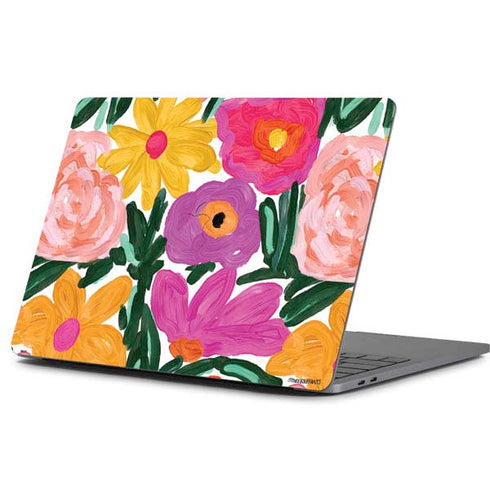 Bouffants and Broken Hearts Painterly Garden Apple MacBook Pro 13-inch Skin