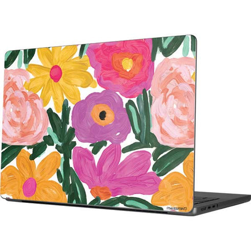 Bouffants and Broken Hearts Painterly Garden MacBook Pro 14in (2021-24) Skin