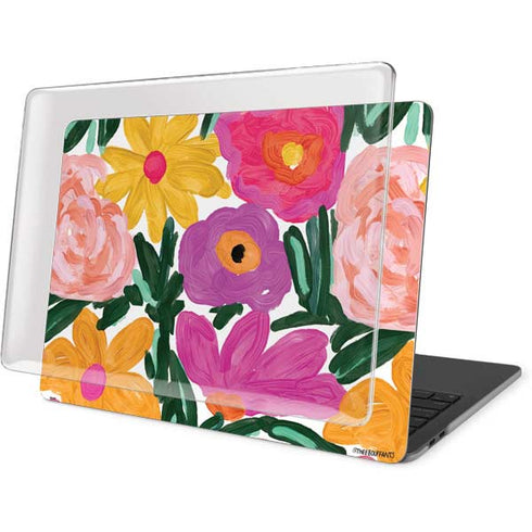 Bouffants and Broken Hearts Painterly Garden MacBook Pro 15in (2016-19) Case plus Skin