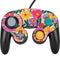 Bouffants and Broken Hearts Painterly Garden Nintendo GameCube Controller Skin