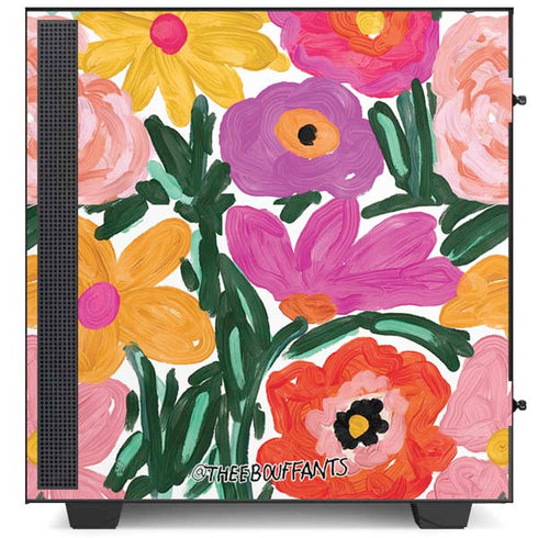 Bouffants and Broken Hearts Painterly Garden NZXT H510 Compact ATX Mid-Tower Case Skin