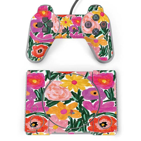 Bouffants and Broken Hearts Painterly Garden PlayStation Classic Bundle Skin