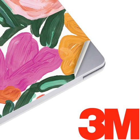 Bouffants and Broken Hearts Painterly Garden Surface Laptop 2 Skin