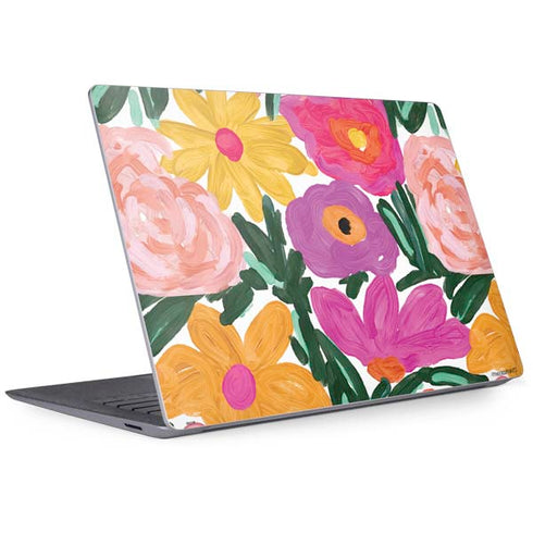 Bouffants and Broken Hearts Painterly Garden Surface Laptop 3 13.5in Skin