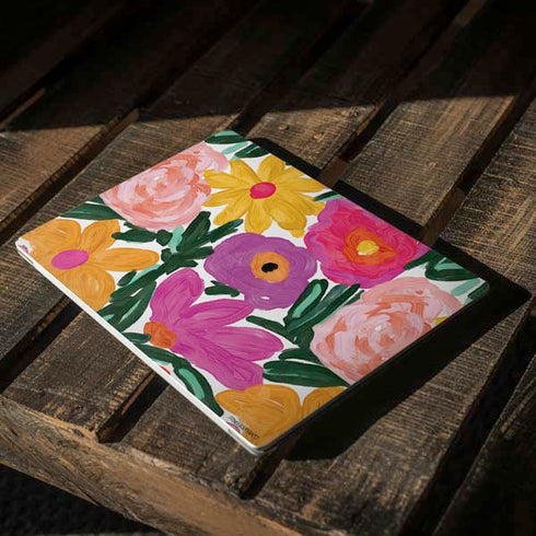 Bouffants and Broken Hearts Painterly Garden Surface Laptop 3 13.5in Skin