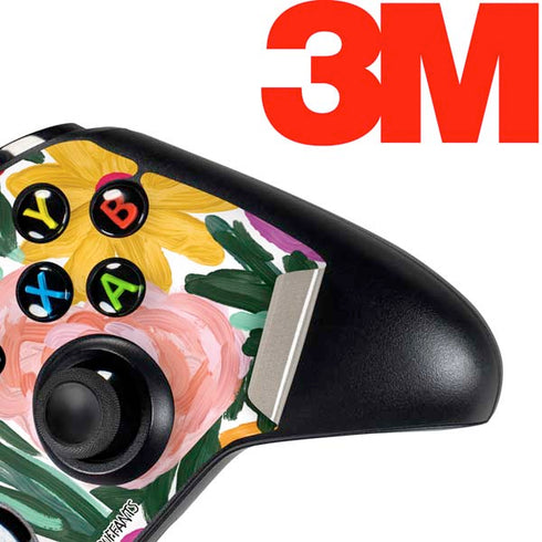 Bouffants and Broken Hearts Painterly Garden Xbox One Controller Skin