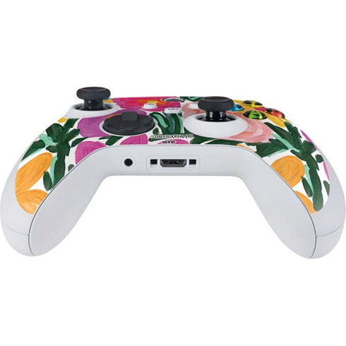 Bouffants and Broken Hearts Painterly Garden Xbox Series S Controller Skin