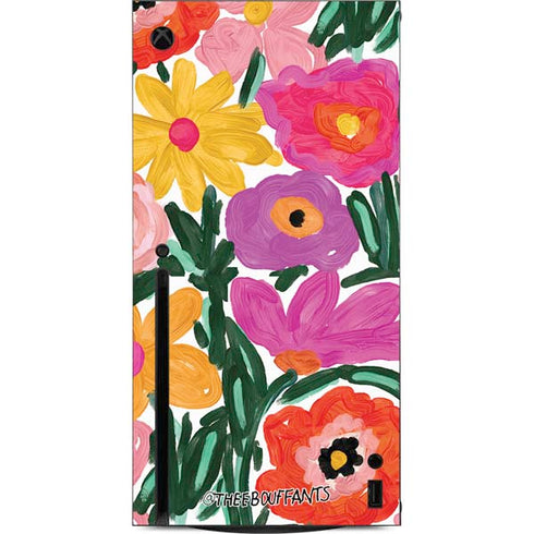 Bouffants and Broken Hearts Painterly Garden Xbox Series X Console Skin