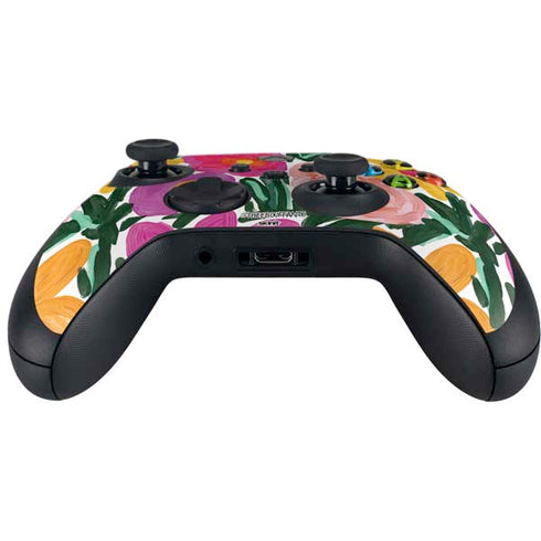 Bouffants and Broken Hearts Painterly Garden Xbox Series X Controller Skin