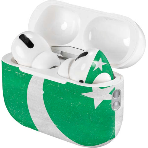 Pakistan Flag Distressed AirPods Pro 2nd Gen Skin