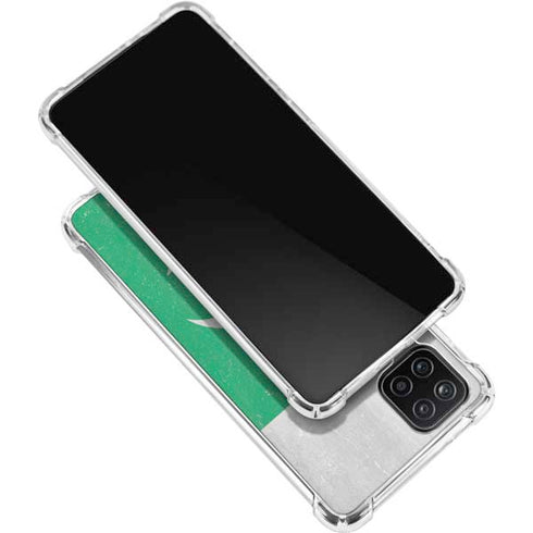 Pakistan Flag Distressed Galaxy A12 Clear Case