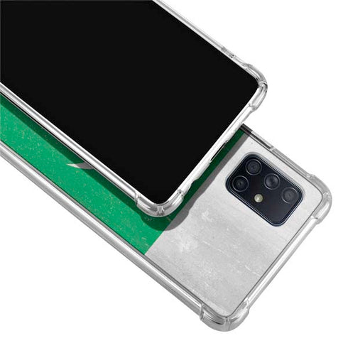 Pakistan Flag Distressed Galaxy A71 5G Clear Case