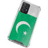 Pakistan Flag Distressed Galaxy A72 5G Clear Case