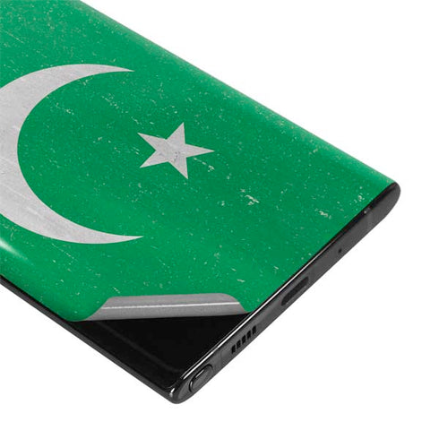 Pakistan Flag Distressed Galaxy Note 10 Skin