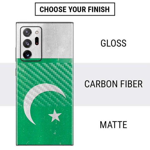Pakistan Flag Distressed Galaxy Note20 Ultra 5G Skin