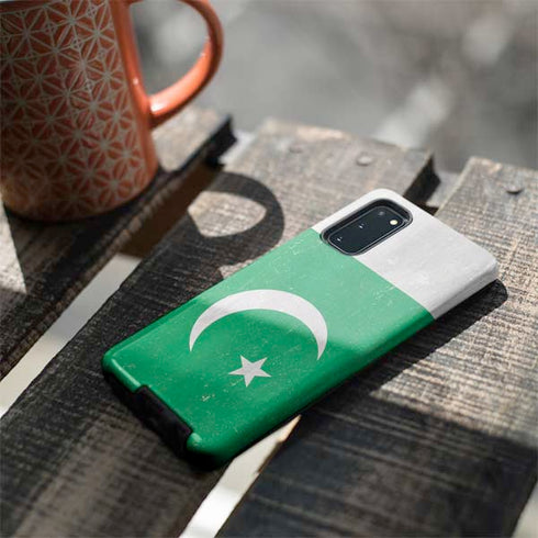 Pakistan Flag Distressed Galaxy S20 Pro Case