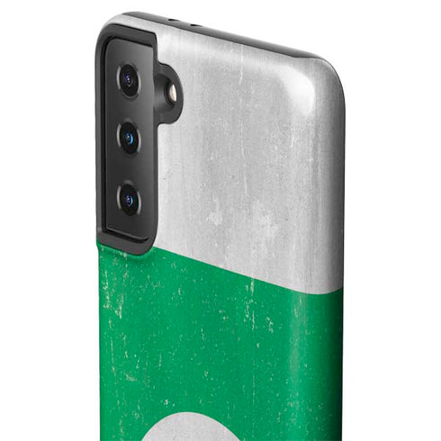 Pakistan Flag Distressed Galaxy S21 FE Pro Case