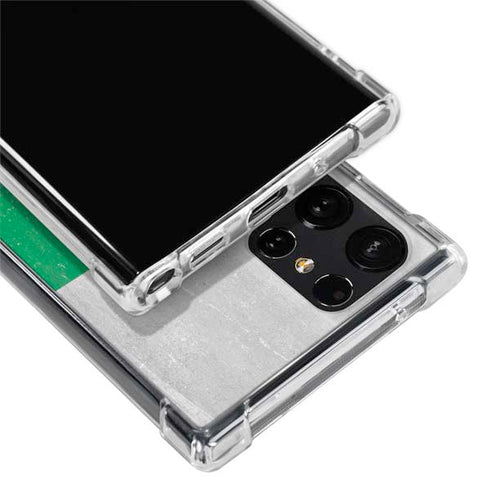 Pakistan Flag Distressed Galaxy S22 Ultra Clear Case