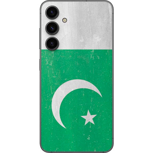 Pakistan Flag Distressed Galaxy S23 FE Skin