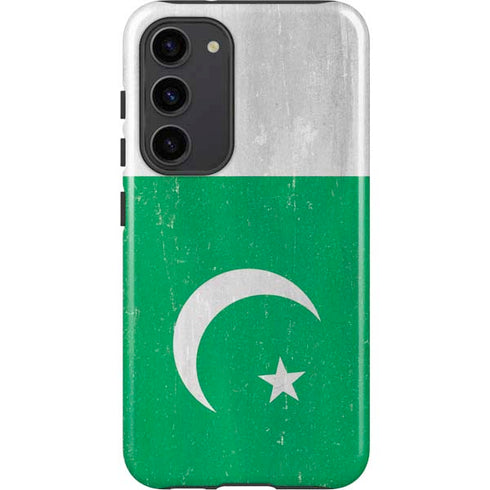 Pakistan Flag Distressed Galaxy S23 Plus Pro Case
