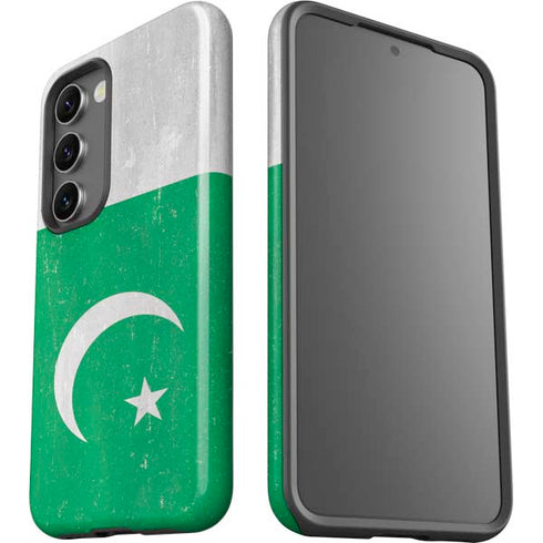 Pakistan Flag Distressed Galaxy S23 Pro Case