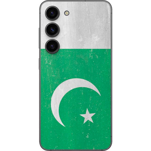 Pakistan Flag Distressed Galaxy S23 Skin