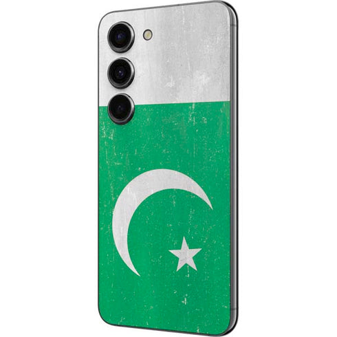 Pakistan Flag Distressed Galaxy S23 Skin