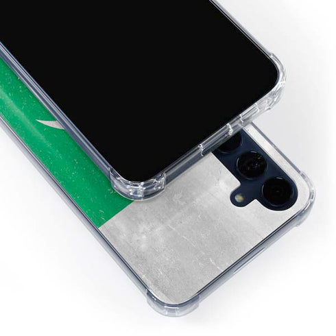 Pakistan Flag Distressed Galaxy S24 Clear Case