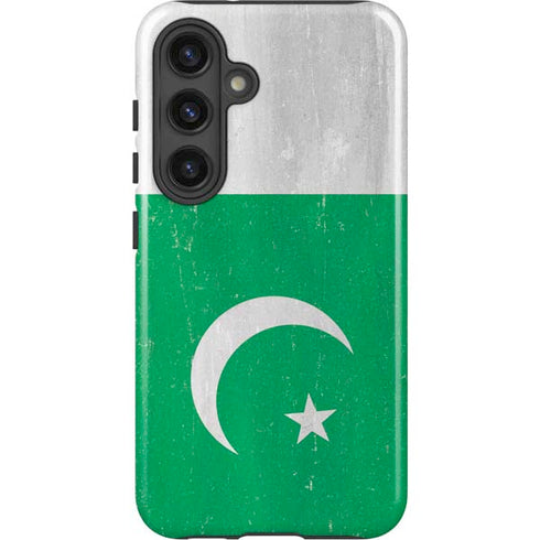 Pakistan Flag Distressed Galaxy S24 Plus Impact Case