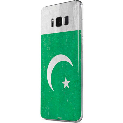 Pakistan Flag Distressed Galaxy S8 Plus Skin