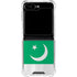 Pakistan Flag Distressed Galaxy Z Flip5 5G Clear Case