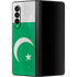 Pakistan Flag Distressed Galaxy Z Fold3 5G Skin