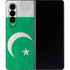 Pakistan Flag Distressed Galaxy Z Fold4 5G Skin