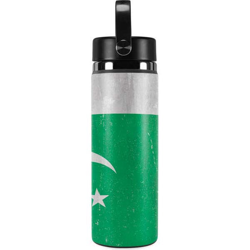 Pakistan Flag Distressed Hydro Flask 20oz Wide Mouth Skin