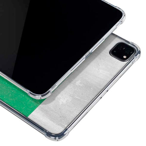 Pakistan Flag Distressed iPad Pro 12.9in (2020) Clear Case