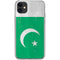 Pakistan Flag Distressed iPhone 11 Clear Case
