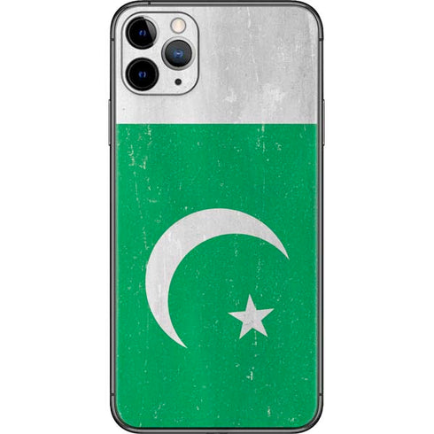 Pakistan Flag Distressed iPhone 11 Pro Max Skin